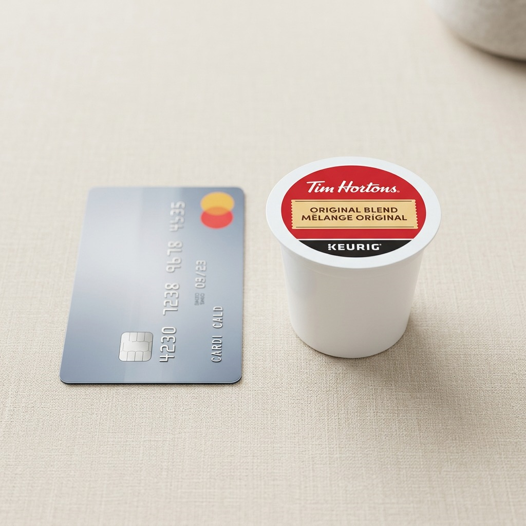 Tim Hortons Original Blend K-Cup pod front view
