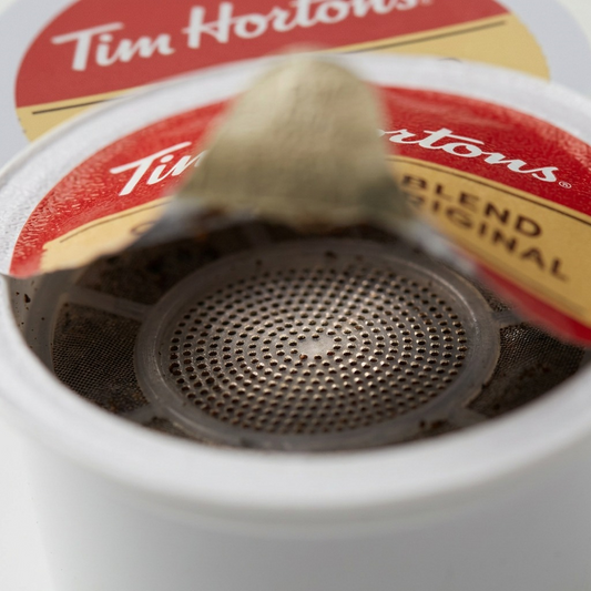 Blend K-Cup micro-perforated filter close-up