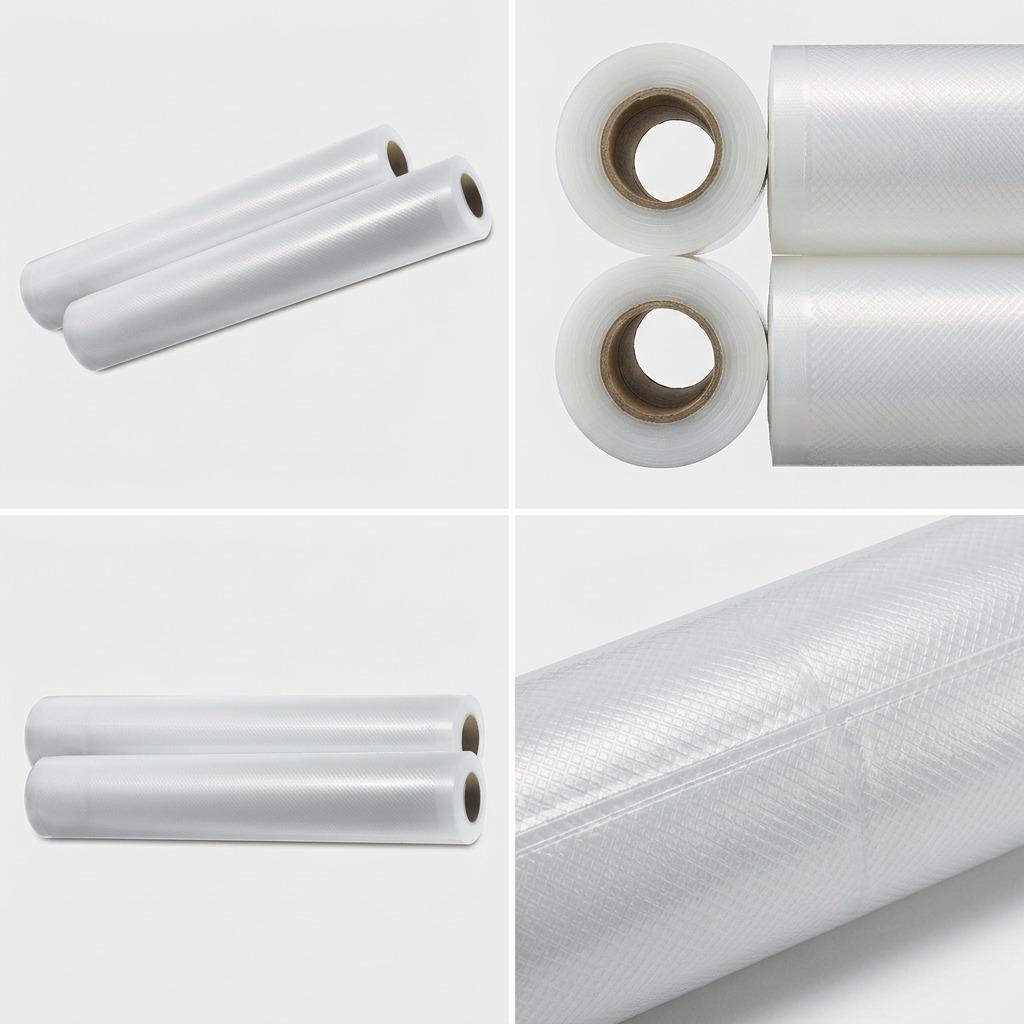FoodSaver Vacuum Sealer Bags 2-Pack shown from multiple angles