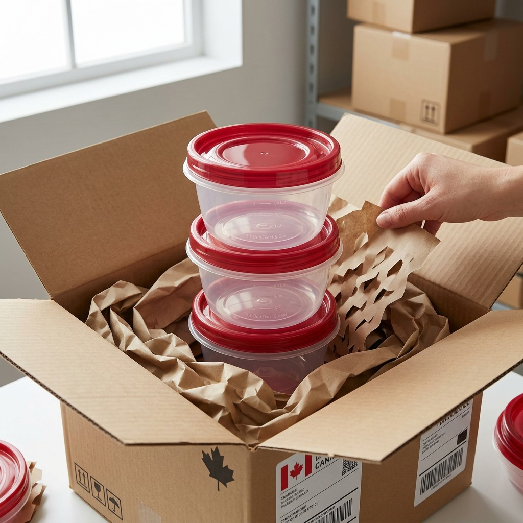 Rubbermaid TakeAlongs Twist & Seal 3-Pack unboxing with paper padding