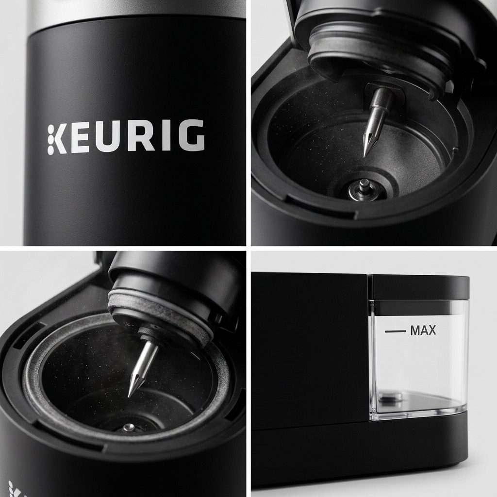 Keurig K-Slim MultiStream Technology piercing needle close-up