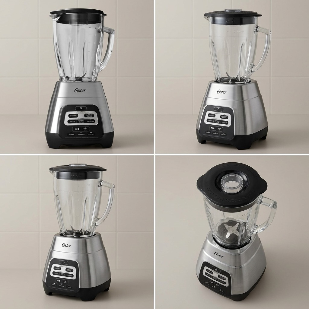 Oster Master Series Blender 800W shown from four angles