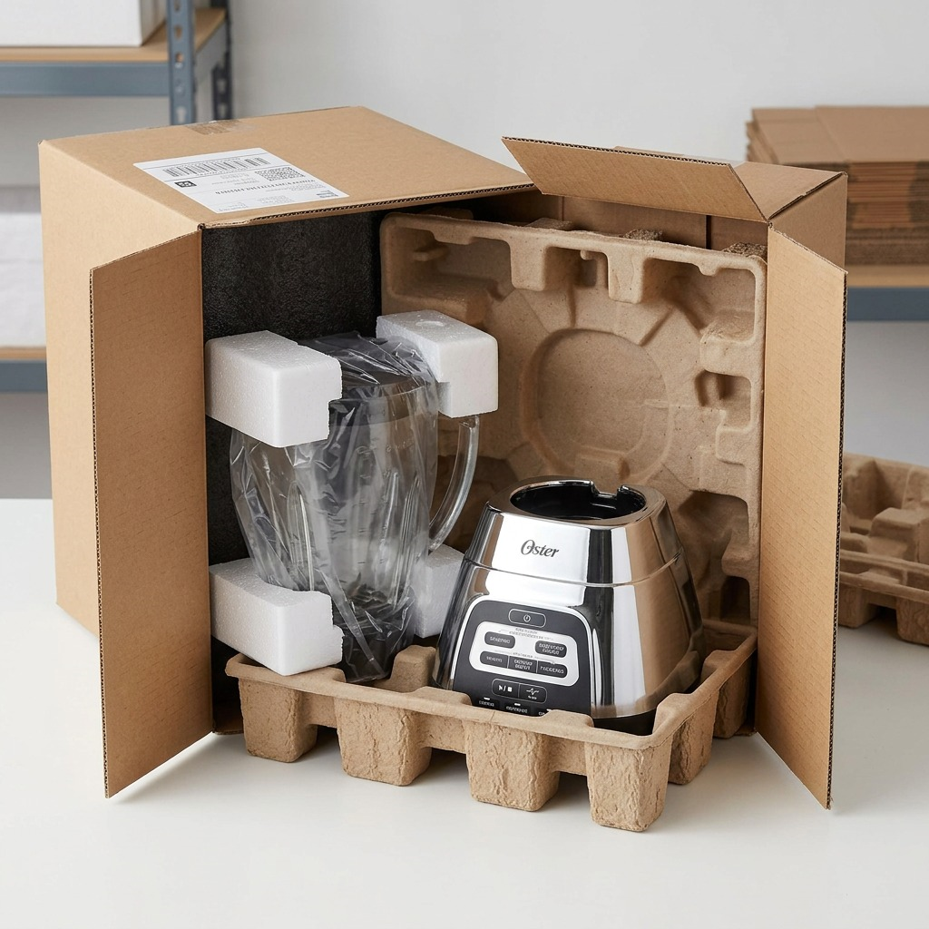 Oster Master Series Blender 800W unboxing with protective packaging