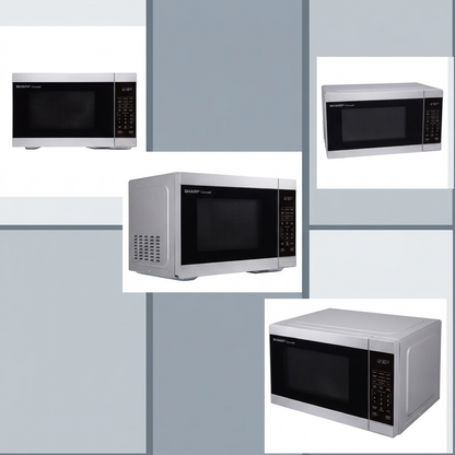 Sharp SMC1162KSC microwave multi-angle view
