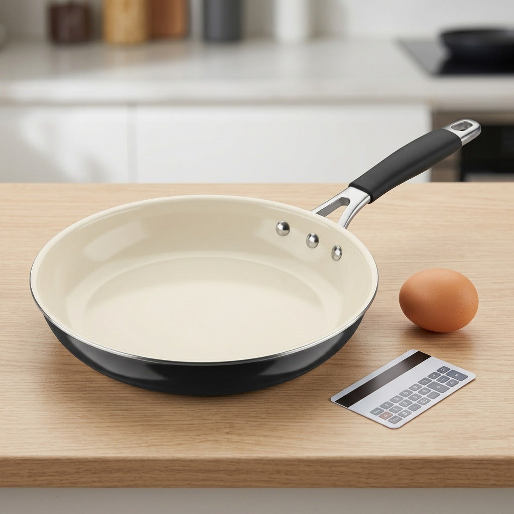 Tramontina Gourmet Ceramica Deluxe 10-Inch Fry Pan size reference
