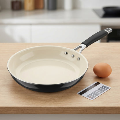 Tramontina Gourmet Ceramica Deluxe 10-Inch Fry Pan size reference
