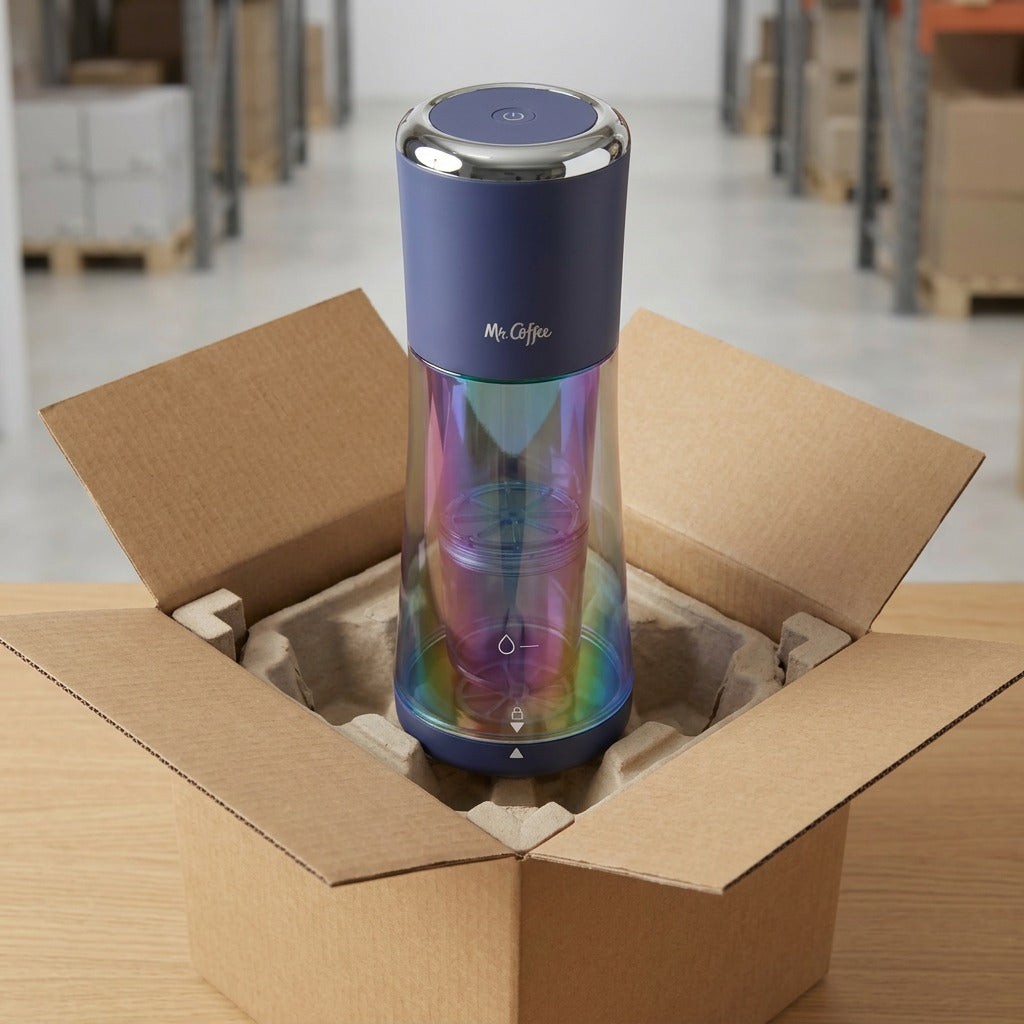 Mr. Coffee Express Cold Brew Maker Indigo unboxing scene
