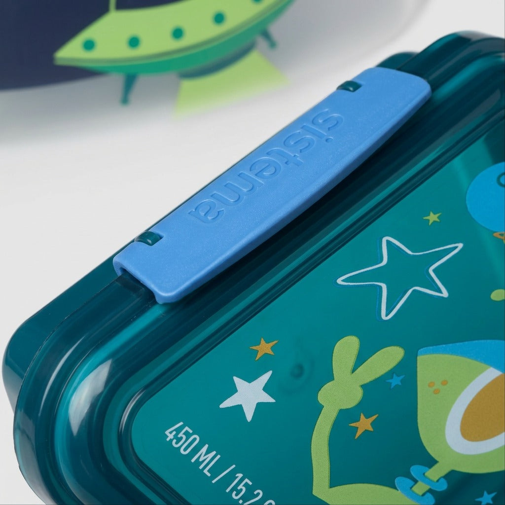 Sistema Kids Sandwich Box KLIP IT latch close-up detail