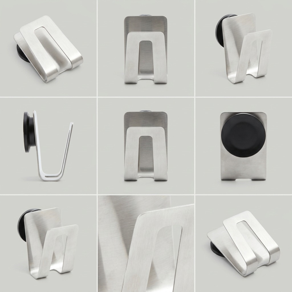 Happy Sinks Sponge Holder stainless steel lifestyle in-use kitchen view
