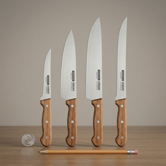 Tramontina Churrasco 4-Piece Grilling Knife Set size reference

