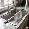 Happy Sinks Wunderbar Over-Sink Kitchen Bar - Expandable Stainless Steel