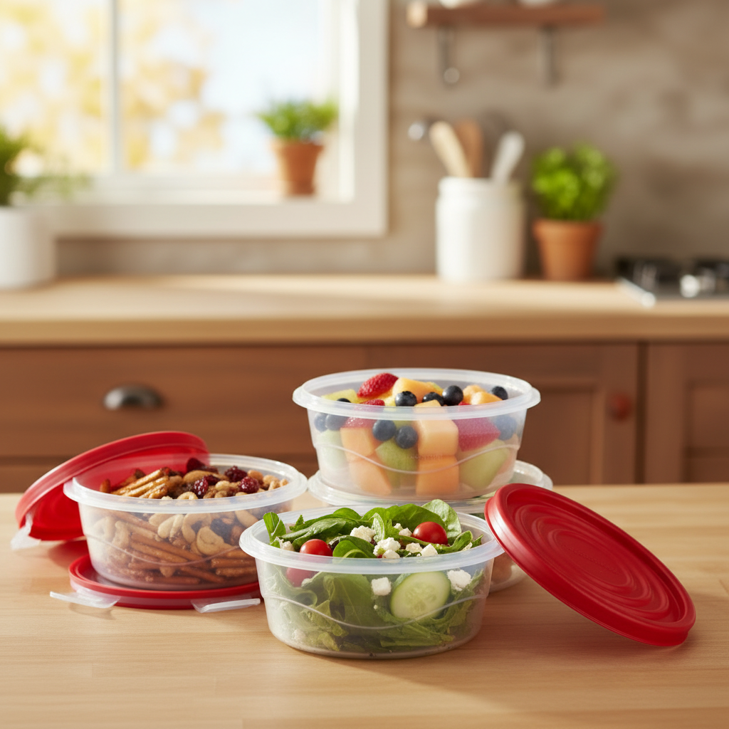 Rubbermaid with Food